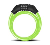 Beeper - Antivol trottinette électrique & vélo à code personnalisable ME129 (Vert, 60cm)