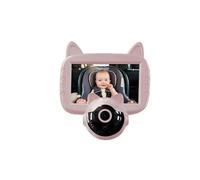 BEEPER BABEECAM 1 - Caméra Voiture Bébé avec Écran 4,3″, Vision Nocturne Automatique, Caméra Chat pour Siège Arrière, Surveillance Bébé en Voiture, Installation Facile - Couleur Rose ou Noire (Noir)