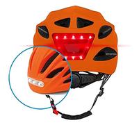 Casque de sport Beeper - Casque avec LED avant et arrière pour Vélo, VTT, Trottinette électrique, Taille L, Bleu ME134L-B