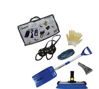 BEEPER Kit 7 pièces Valisette de Transport,Pelle à Neige, Brosse rotative,Grattoir KN7