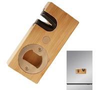 Beer Bottle Opener | Refrigerator Magnet Bottle Opener | Space Saving Beer Openers | Magnetic Wall Mounted Drink Bottles Cap Remover Kitchen Bar Accessory Compact Design for Kitchen Yacht Camp