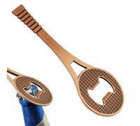 Beer Bottle Opener Tennis - Racket Zinc Alloy Bottles Opener | Long-lasting Tennis Racket Heavy Duty Handy Tool Flat Bottle Openers, Solid And Durable Beer Openers