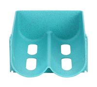 Beer Can Organizer for Refrigerator | Stackable Can Storage Rack Holds 2 Cans | Space - Saving Beverage Organizer for Soda/Beer/Vigor Drinks | Sturdy PP Material, Green & Blue (Blue)