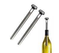 Beer Chiller - 21.5x3.5cm 2pcs Reusable Stainless Steel Cooling Rod | Beer Wine Iced Stick For Quick Chilling, Kitchen Drinking Utensil Summer Drinks, Camping Birthday Parties