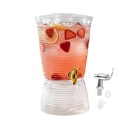 Beer Dispenser - 14.7 Inch Beverage Server | Polystyrene Container - 6L Cold Drink Dispenser With Faucets Portable Chilled Beverage Holder For Parties Bars Weddings Picnics