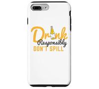 Beer Diversity Drink Responsibly Don't Spill Happy Juillet 4th Coque pour iPhone 7 Plus/8 Plus