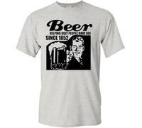 Beer Helping Ugly People Have Sex Since 1852 Adult T-Shirt Tee(Large)
