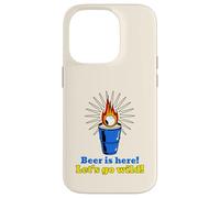 Beer is Here Let's Go Wild (Graphique Beer Pong) Coque pour iPhone 14 Pro