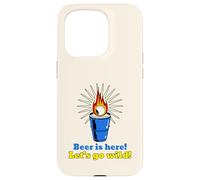 Beer is Here Let's Go Wild (Graphique Beer Pong) Coque pour iPhone 15 Pro