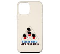 Beer is Here Let's Pong Girls (déclaration de fête Amusante) Coque pour iPhone 12 Mini