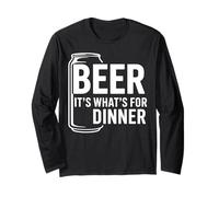 Beer It's What's For Dinner - Citation amusante pour les amateurs de bière Manche Longue