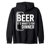 Beer It's What's For Dinner - Citation amusante pour les amateurs de bière Sweat à Capuche