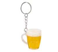 Beer Keychain, Backpack Pendant, 3.94x3.94x1.97 Inches, Lightweight Realistic Beer Mug Design, Resin Charm Accessory for Purse, Handbags, Keys, Travel, Bags and Daily Use