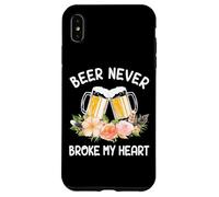 Beer Never Broke My Heart Flower Brew Craft Coque pour iPhone XS Max