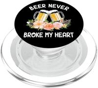 Beer Never Broke My Heart Flower Brew Craft PopSockets PopGrip pour MagSafe