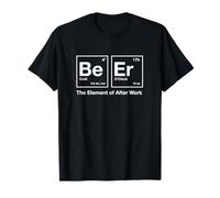 Beer Periodic Table Nerd Men Chemistry After Work Gift T-Shirt