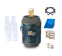 BEER UP 20 verres + 4 kits pour fûts de bières BeerTender® + 1 ceinture porte verres + 12 marqueurs - Tireuse à bières portative - 20h de froid - remplissage par le fond