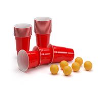 BeerCup Andrews Gobelets à bière rouges 473 ml