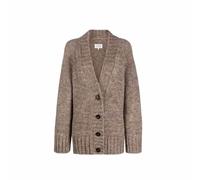 BeerMmay Pull en Cachemire pour Femme, 100% Cachemire, léger, Manches Longues, col Rond, en Tricot, Camel, L
