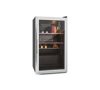 Klarstein 10027673 réfrigérateur Pose libre 85 L E Noir, Acier inoxydable
