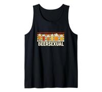 Beersexual Funny Beer Lover, Ale Lager IPA Humour Débardeur
