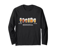 Beersexual Funny Beer Lover, Ale Lager IPA Humour Manche Longue