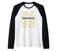 Beersexual Funny Beer Lover, Ale Lager IPA Humour Manche Raglan