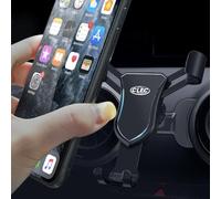 Beerte Support de téléphone de Voiture pour Audi Q2 2017-2023, Audi SQ2 2019-2023 Support de téléphone cellulaire d'évent d'air pour Smartphones de 4-7 Pouces avec Vision réglable (Alliage Noir)