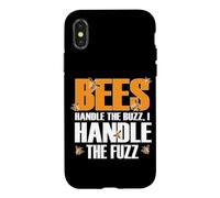 Bees Handle The Buzz I Handle The Fuzz Coque pour iPhone X/XS