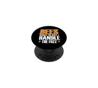 Bees Handle The Buzz I Handle The Fuzz PopSockets PopGrip Adhésif