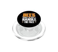 Bees Handle The Buzz I Handle The Fuzz PopSockets PopGrip pour MagSafe