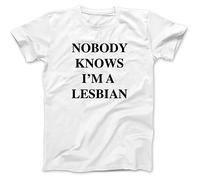 Bees Knees Tees Nobody Knows I'm A Lesbian T-Shirt Premium