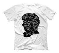 Bees Knees Tees Sherlock Holmes Inspired T-Shirt, Blanc, XX-Large
