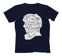 Bees Knees Tees Sherlock Holmes Inspired T-Shirt, Bleu Marine, Small