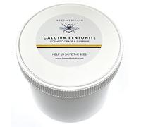 BEES of BRITAIN Argile de Bentonite de Calcium Pure - Masque Détoxifiant Visage, Corps & Cheveux - Grade Cosmétique Superfin Haute Pureté - 454g