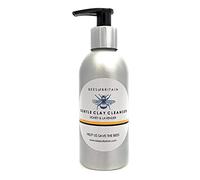 BEES of BRITAIN Crème Lavante Purifiante à l'Argile & Miel - Lait Nettoyant Doux au pH 5,5 au Kaolin & Lavande - 99% d'Origine Naturelle - 150ml