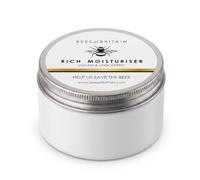 BEES of BRITAIN Crème Visage 100ml - Sans Parfum pH 5.5 | Crème visage 99% naturelle sans parfum à l'huile de pépins de raisin et coco. Hydratation légère pH 5.5. Pot 100ml.
