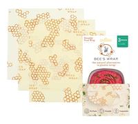 Bee's Wrap - Tissu à la cire d'abeille - Kit de 3 - Large (33 x 35 cm)