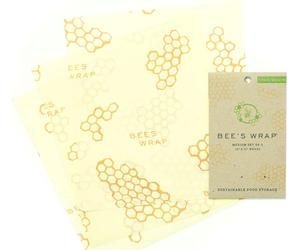Bee's Wrap Tissu à la Cire d'Abeille - Kit de 3 - Medium (25x27,5cm)