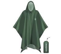 Beesgarden Poncho Pluie Imperméable avec Capuche, Léger Imperméable Poncho pour Camping Randonnée Vélo Pêche Voyage Moto, vélo, Respirant Ripstop, Unisexe Poncho Pluie Réutilisable Pour Adultes