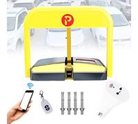 BEESOM Barrière de Parking électrique avec Télécommande et Capteur, Distance de 50 M, Verrouillage de Stationnement Automatique, Verrou de Stationnement Auto à Télécommande