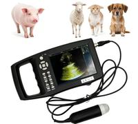 BEESOM ÉChographe VéTéRinaire,Appareil Portable HD pour Tests Gestation,éChographe Canin,avec Sonde MéCanique 3,5 MHz,pour L'Inspection Porcs,Ovins,Chiens Et Chats