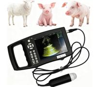 BEESOM ÉChographe VéTéRinaire pour Diagnostic Gestation,ÉChographe B pour Animaux,Vet Digital Portable B-Ultra,avec Sonde MéCanique 3,5 MHz,pour Ovins,Chiens,Chats Et Porcs.Test