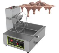 BEESOM Fabricant Dépôt Chocolat Chauffé,Fondeur Four Fontaine,Pot Fusion Chocolat,Machine Trempage,avec Roue Mélange,pour Tablettes Chocolat 8kg