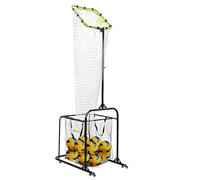 BEESOM Filet Entraînement Professionnel pour Poseur Volley-Ball,Portable, avec roulettes Et Sac Récupération,8 Hauteurs Réglables,pour Placement des Smashs