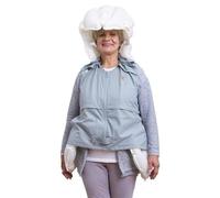 BEESOM Gilet airbag Anti Chute Smart Airbag Veste,APP Suivi Sport & Surveillance Distante,Protection Complète,pour Personnes Âgées Indoor Extérieur Utilisation Femaleblue-S