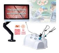BEESOM Laparoscopic Trainer Box Simulator Laparoscopy Trainer Box,Laparoscopic Trainer Simulator Laparoscopic Training Box 4 Surgical Instruments 5 Training Modules,30º
