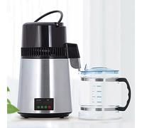 BEESOM Machine à Eau Distillée, Distillateur d'eau 4L Machine à Distiller l'eau INOX 750W Température et Temps Réglable, Pure De Distillateur d'eau Purification Maison Bureau Clinique,220V