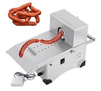 BEESOM Machine à Nouer Les Saucisses, Machine à Relier Les Boyaux Noeud De Saucisse FuméE, Machine à Cercler Les Saucisses en Acier Inoxydable pour Commerciale à Domicile,Electric