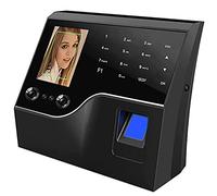 BEESOM Machine De Présence Biométrique D'empreintes Digitales Temps de présence Terminal Horloge Reconnaissance faciale Mot de Passe Accès à la Machine de présence, Facile à Utiliser